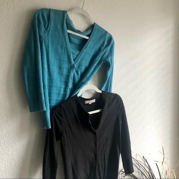 Xsmall cardigan bundle lot - loft and merona - Picture 8 of 8